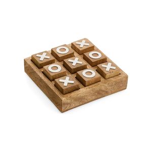 Juego de Tic Tac Toe Clásico Ecológico de Madera Rectangular |   Regalo de Cumpleaños Moderno |   Suministro Directo de Fábrica - Product Image 2