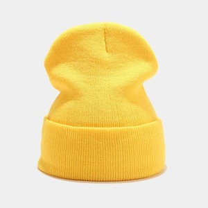 Nuevo Gorro de Punto Rojo Sólido Unisex de Invierno, 100% Acrílico, para Hombre y Mujer, Gorro Cálido para Otoño y Pesca 2026 - Product Image 1