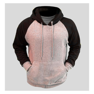 Men Winter Hoodie Sweatshirt 100% Cotton Fleece Breathable Eco-Friendly Solid Pocket Regular Fit Long Sleeve <b>Design</b> Custom Logo - Product Image 5