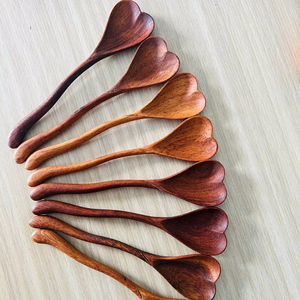 ช้อนรูปหัวใจ งานแกะสลักไม้คุณภาพสูง: ของขวัญสลักชื่อส่วนตัวโดย 99 Gold Data - Product Image 3