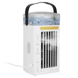 4 in 1 Portable <b>AC</b> Fan Humidifier Evaporative Air <b>Cooler</b> with Water Tank Low Noise EU Plug for Household Use <b>AC</b> Power Source - Product Image 1