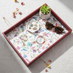 Bandeja de Servir de Madera Artesanal de Lujo, Lisa y Natural, para Hotel, Hogar, Cocina, Mesa de Centro, Decoración, Venta al por Mayor, Bandejas de Almacenamiento - Product Image 3