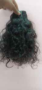 Extensiones de cabello humano indio virgen natural, diferentes tipos, incluyendo rizado y rizado, trama única de trama de cabello indio crudo - Product Image 2