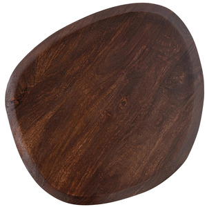 Mesa de Centro Redonda de Madera Maciza de Estilo Minimalista Moderno, Diseño Nórdico, Duradera y Fácil de Limpiar, Muebles para Sala de Estar - Product Image 4