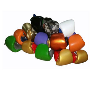 Guantes de Boxeo MMA de Cuero Sintético y Cuero Genuino Metálico, con Logotipo Personalizado, con Cordones, para Entrenamiento Profesional, que Absorben la Humedad - Product Image 5