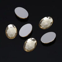 18mm Non Hotfix Dos Plat Rond Acrylique Strass Coloré En Plastique Glitter Gemmes Grands Diamants pour Bijoux