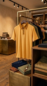 Polo en polyester pour homme, séchage rapide, léger, respirant, décontracté, pour le sport et le golf, logo personnalisé, fournisseur en gros, OEM - Product Image 6