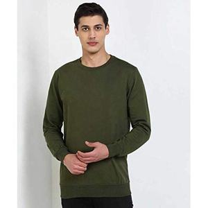 Sudadera con logotipo personalizado para hombre, sudadera de algodón con cuello redondo de gran tamaño en blanco liso, sudaderas sin capucha para hombre de otoño e invierno - Product Image 3