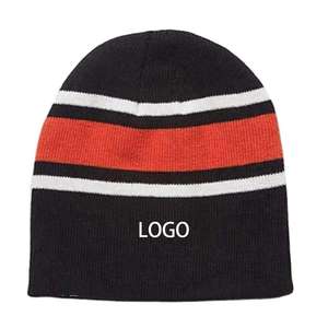 Gorro de Punto Elástico, Suave y Cálido, para Yoga y Fitness, con Rayas, para Entrenamiento - Product Image 4