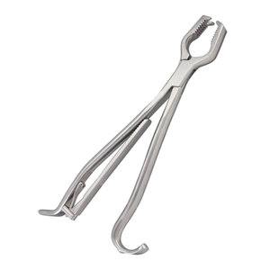 Pinzas de sujeción de huesos autocentrantes con placa de trinquete, instrumento quirúrgico manual ortopédico de acero inoxidable - Product Image 3