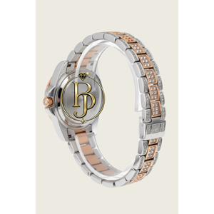 Montre de sport de luxe Rose Radiance, mouvement à quartz Shanghai, cadran en verre cristal serti de diamants, livrée en coffret pour femme - Product Image 2