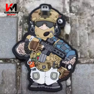 แพทช์ PVC แบบใหม่รักษ์โลก ออกแบบเองได้ พร้อมโลโก้ซิลิโคน PVC 3 มิติ แพทช์ยางนิ่มแบบมีเวลโครสำหรับเสื้อผ้า - Product Image 4