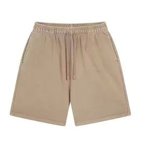 Vintage Custom Plain Mens Shorts 100% Cotton Heavyweight Solid Colors High Quality Acid Washed <b>Retro</b> Terry Loose Men's Shorts - Product Image 1