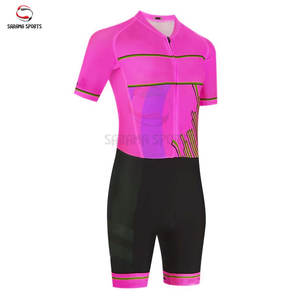 Traje de Triatlón sin Mangas, Personalizado, Transpirable, Ligero, Antibacterial, de Secado Rápido, Ecológico, Compresivo, para Ciclismo y Deportes - Product Image 2