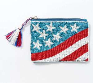Trendy Beaded <b>Small</b> Coin Pouch Handmade Zipper <b>Wallet</b> for Women At Best Price - Product Image 5