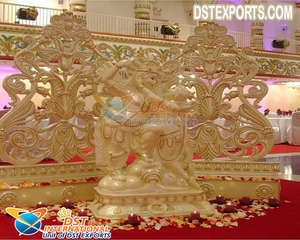 Ideas y Accesorios para Decoración de Lugares de Boda, Accesorios de Fibra para Decoración de Escenarios de Mehndi, Ideas Creativas de Decoración Preboda, Venta al por Mayor en EE. UU. - Product Image 2