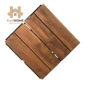 TBD T4A1, azulejos de cubierta de madera maciza de alta calidad, suelo moderno de 4 listones para exteriores, cubierta antideslizante resistente a la intemperie duradera - Product Image 1