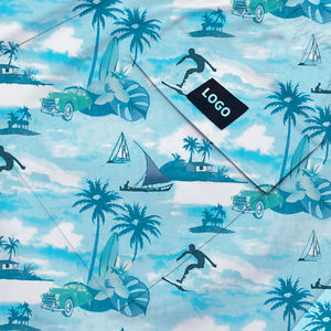 Shorts de bain pour hommes, style urbain, couleur unie, séchage rapide, respirants, avec cordon de serrage et poches, pour le surf et la plage - Product Image 4