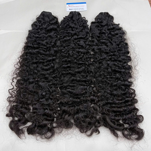 Precio al por mayor Cabello humano vietnamita 100% rizado birmano al vapor con acabado brillante, trama segura antienredos, listo para enviar - Product Image 1