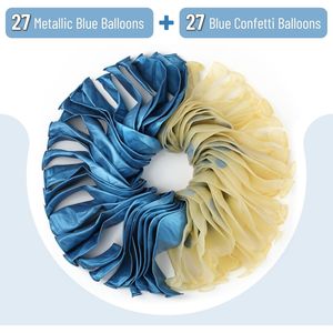 Palloncini Blu Metallizzato da 12 Pollici e Coriandoli, Confezione da 54 per Feste di Compleanno - Product Image 2
