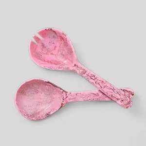 Servidor de Ensalada de Resina de Aspecto Premium, Servidor de Ensalada de Resina Elegante, Vajilla Moderna, Servidor de Ensalada de Resina de Lujo para Comedor - Product Image 1