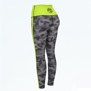 กางเกงเลกกิ้งสำหรับเล่นโยคะเอวสูงแห้งเร็วกางเกงเลกกิ้งเอวสูงไร้รอยต่อน้ำหนักเบา - Product Image 3