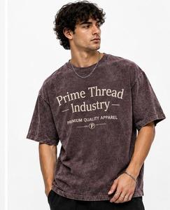 Camiseta de Algodón para Hombre, Talla Grande, con Estampado de Letras en la Parte Delantera, Estilo Casual, Manga Corta, Cuello Redondo, Tejido Jersey Vintage - Product Image 3