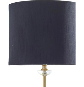 Lampe de table vintage en laiton poli avec corps gravé, éclairage décoratif au look royal - Product Image 3