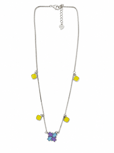 Collier pendentif pièce de puzzle en argent sterling 925 émaillé, breloque géométrique, poli miroir, bijoux de mode pour femme, usage quotidien - Product Image 5