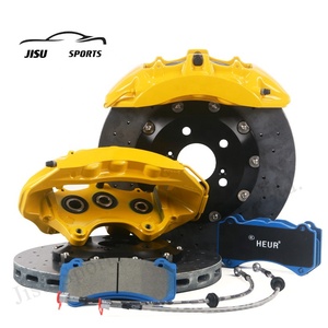 Kit de disco de cerámica de carbono, pinzas de freno de 6 pistones, freno V6 de 355-380mm para Porsche <span class=keywords><strong>Tycan</strong></span> 971 911 718 Cayenne Lamborghini Panamera - Product Image 1