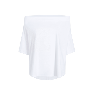 Women's New Jersey Loose Light Breathable <b>Off</b>-<b>The</b>-<b>Shoulder</b> <b>Top</b> For Summer Sports Casual Running Yoga Wear Embroidery T-Shirt - Product Image 4