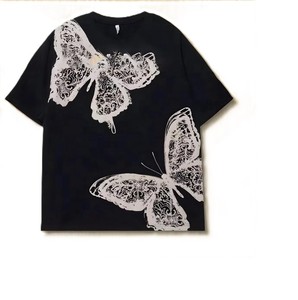 T-shirt à manches courtes pour homme, motif tie-dye géométrique, col rond, coupe classique, style streetwear, tissu tricoté 100% coton - Product Image 1