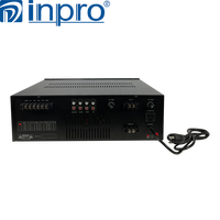 Inpro YT-200 200W Profesyonel Sistem Güç Amplifikatörü, 5 Kanal Mikrofon ve AUX Girişleriyle