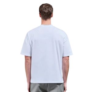 เสื้อยืดผู้ชายทรงหลวม ผ้าเมอร์เซอไรซ์ อินเตอร์ล็อค คอตตอนพรีเมียม แขนสั้น คอกลม สวมใส่สบาย นุ่ม ขายส่งเสื้อผ้า - Product Image 2