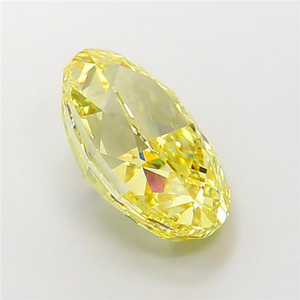 เพชรพลอยสังเคราะห์สีเหลืองเข้มทรงรีเจียระไนแบบแฟนซี คุณภาพเยี่ยม เหมาะสำหรับเครื่องประดับหรูหรา ได้รับการรับรองมาตรฐาน CVD - Product Image 4