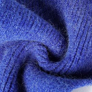 ผ้าพันคอถักนิตติ้งน้ำหนักเบาสำหรับทุกเพศ - ผ้าพันคอฤดูหนาวนุ่มและอบอุ่น - ผ้าพันคอถักลายริบพร้อมโลโก้สั่งทำพิเศษ - Product Image 4