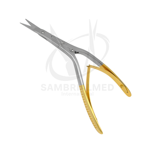 Tijeras Nasales Caplan de Acero Inoxidable de Grado Médico, 20 cm, con Hojas Dentadas de Carburo de Tungsteno, Instrumentos de Rinoplastia Manuales - Product Image 1