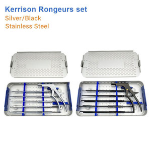 Ensemble de Rongeurs Kerrison Rotatifs Manuels en Acier Inoxydable de Haute Qualité – Instruments Chirurgicaux Orthopédiques Vétérinaires pour la Précision Osseuse - Product Image 1