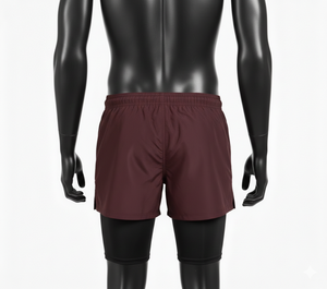 Shorts de fitness pour hommes personnalisés par sublimation, shorts de natation 2 en 1 pour hommes avec doublure de leggings de compression, vêtements de fitness tendance à séchage rapide - Product Image 2