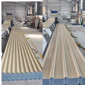 Tôles de Toiture en Plastique PVC Anti-Corrosion de 1070 mm de Largeur, Longueur Personnalisée, 4 Couches ASA, Matériaux de Maçonnerie Vietnamiens - Product Image 3