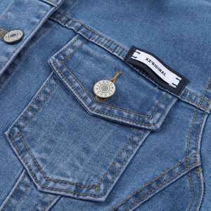 New Arrivals OEM Ladies' Oversize Button-Up <b>Denim</b> <b>Jacket</b> Casual Fall Outwear with Jean Coat Women's Casual <b>Denim</b> Outerwear - Product Image 4