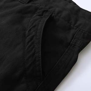 Pantalones Cargo Tácticos para Hombre, Cintura Alta, Múltiples Bolsillos, Transpirables, Estilo Ropa de Trabajo, Material de Lona, Corte Recto, para Otoño - Product Image 5