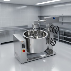 Olla de vapor con inducción y revestimiento giratorio Amicook 380V/440V, modelo de inducción para preparar al vapor, resistente al calor, para cocinar carnes en estufa eléctrica o de gas. - Product Image 3