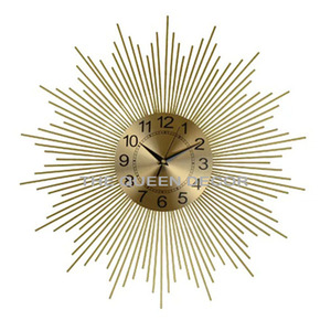 Wholesale Simple Design Metal Wall <b>Clock</b> Living Room Bedroom Decorative Simple and Stylish Black Minimalist Metal Wall <b>Clock</b> - Product Image 2