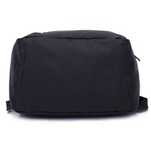 Black Nylon <b>Drawstring</b> Sports <b>Backpack</b> 30-40L Capacity with Mesh Shoulder Straps for Outdoor Activities - Product Image 3