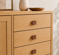 Poignées et boutons de meubles en bois massif de haute qualité poignées de tiroir en bois pour armoire armoire porte quincaillerie bouton de poignée de meubles