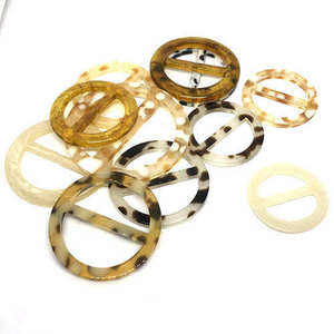 หัวเข็มขัดเรซิ่นรูปทรงตามสั่ง AL MALIK CRAFT เป็นมิตรกับสิ่งแวดล้อม สำหรับจัดระเบียบเครื่องประดับ สีเบจ - Product Image 3