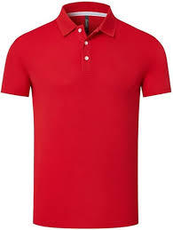 Polo pour hommes à manches courtes rouge uni en coton 100% de haute qualité, technique d'impression, tricoté respirant, vente en gros - Product Image 4
