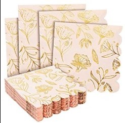 Serviettes de table jetables de haute qualité en pâte de bois vierge douce, 3 plis, absorbantes, 8 plis, pour Thanksgiving et Noël - Product Image 2