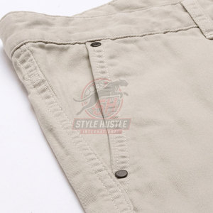 Pantalones Cargo para Hombre de Marca Privada para Venta en Línea, Color Personalizado, Pantalones Cargo Lavados para Hombre, Pantalones Cargo con Múltiples Bolsillos - Product Image 5
